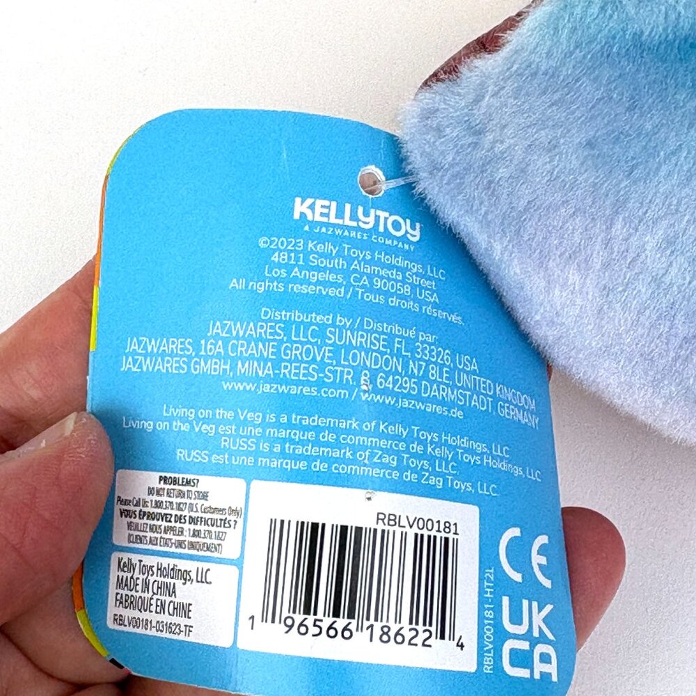 Living On The Veg #11 Grimsby Blue Top Plush Mushroom 2022 Fun Guy/Russ Series 1 - Picture 13 of 16